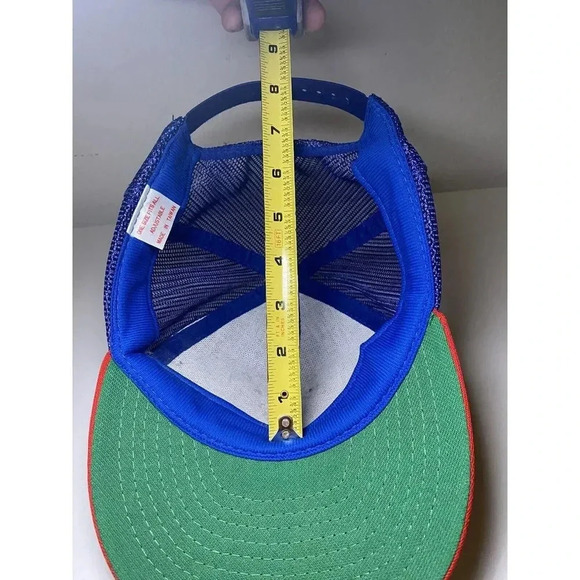 Vintage 80s Texas Rangers Snapback Trucker Mesh Snapback Hat Cap MLB Baseball - Picture 14 of 15